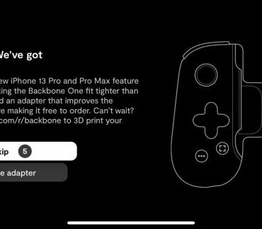 Backbone controller iphone 13 pro camera bump 3d printed adapter