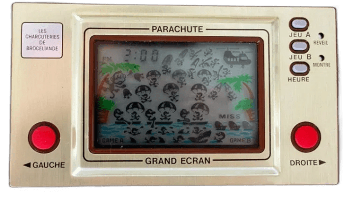 Nintendo first us commercial game and watch toss up mego