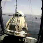 Spacex crew 2 dragon capsule splash down success