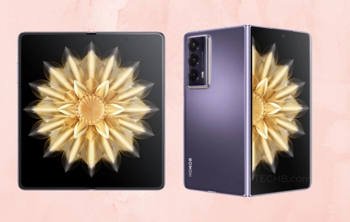 Honor shows off magic v2 parallel space
