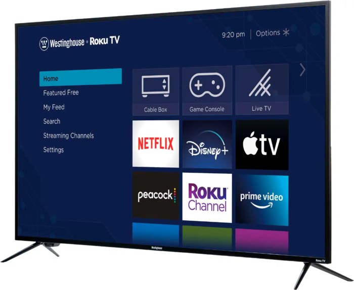 This 43 inch 4k westinghouse tv is perfect for the bedroom and just 190 right now