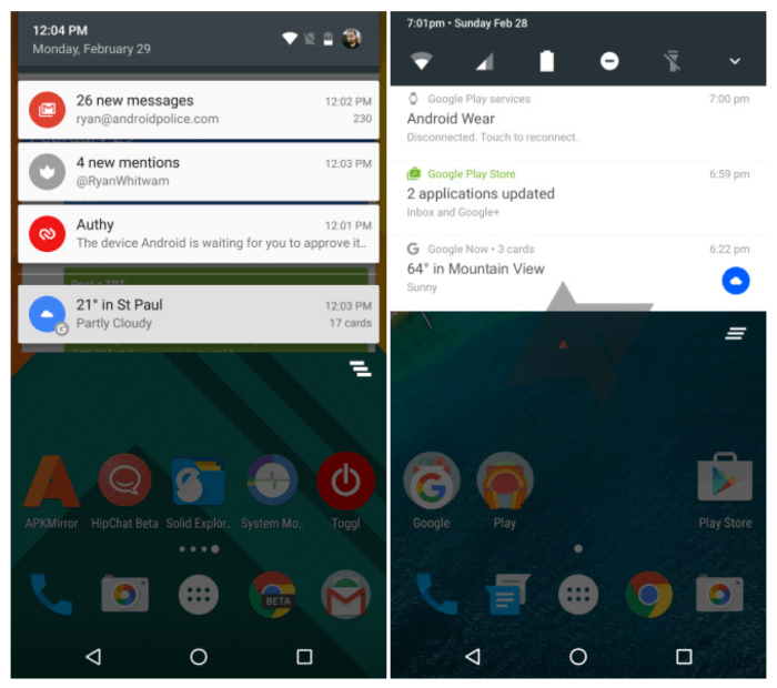 Samsung galaxy s7 nougat notifications quick settings