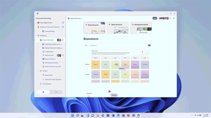 Microsoft loop fluid components office collaboration app