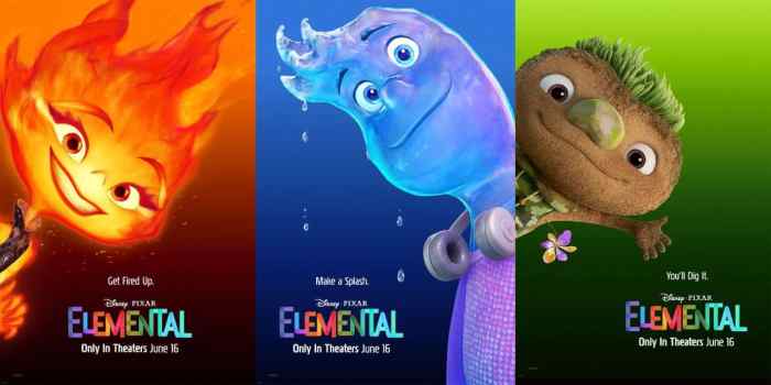 Elemental trailer pixar disney release date