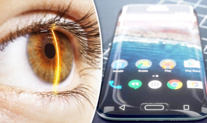 Hacker galaxy s8 iris scanner ir image contact lens starbug