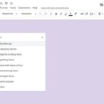 Google docs inline emoji shortcut