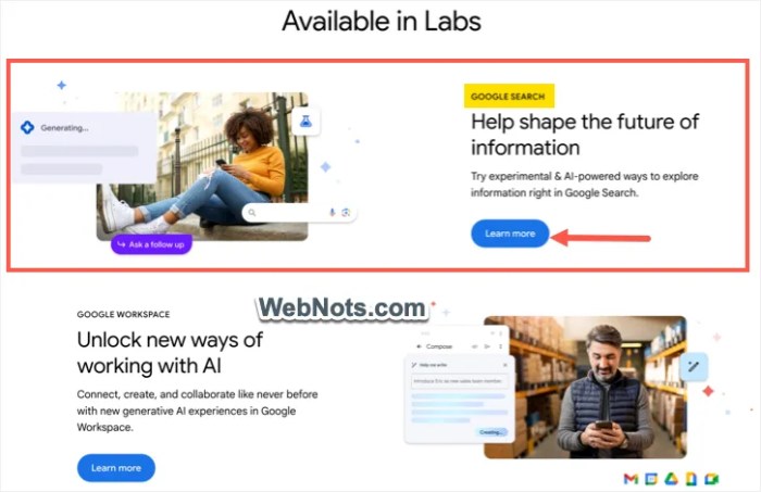 How to Get Early Access to Google Search Labs? – WebNots Google search labs how to sign up and access ai driven search tools