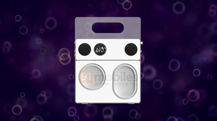 Pair vintage speakers speaker system leak 2075 ad description Nothing speaker leaked render