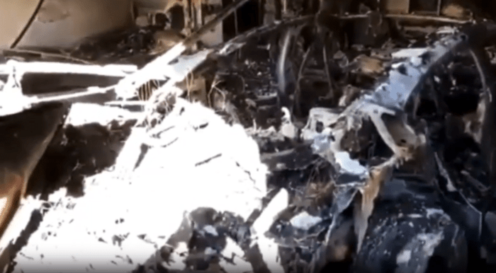 Fire penn catches badly explodes twp burned person after house Dropbox hq evacuated electric scooter explode catch fire san francisco