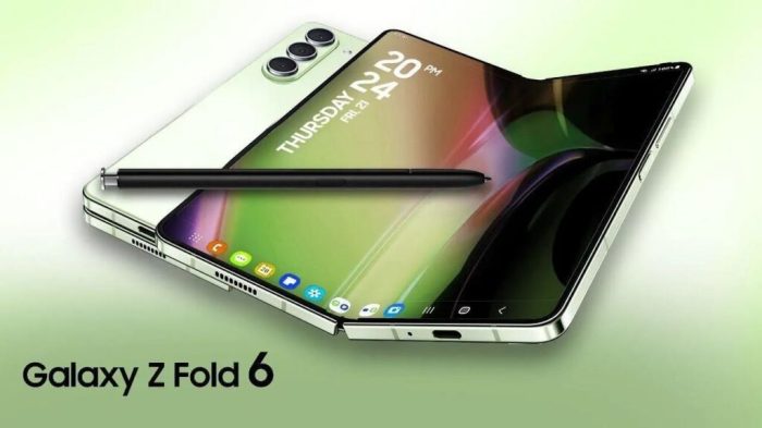 A new leak of the galaxy fold 6 has surfaced