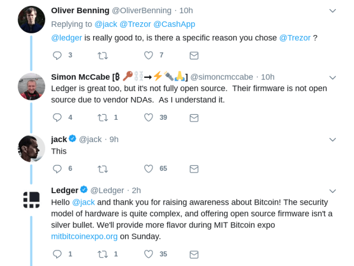 Square hardware wallet bitcoin jack dorsey