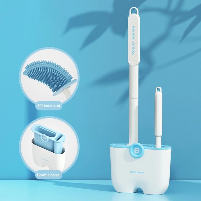 JMYHOAM Toilet Bowl Brush And With 2 Type Capability Brush Rubber Brush ... Just moved in heres why you should clean every corner before settling down