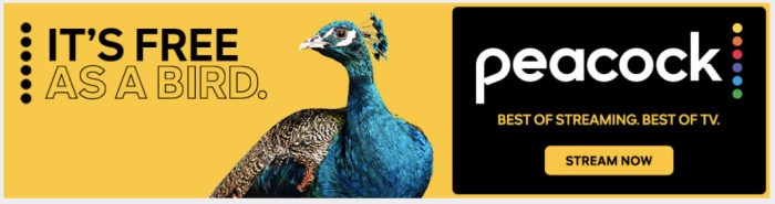 Peacock premium plus prices up raise