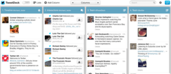 Twitter tweetdeck new preview force legacy apis
