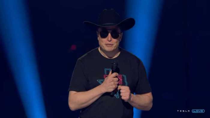 Tesla elon musk cyber rodeo austin texas gigafactory