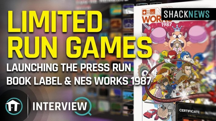 Limited run games nes carts issue supplier