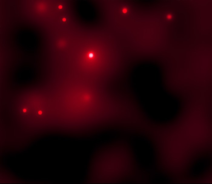 Cosmic wreath sparkles in festive nasa space image