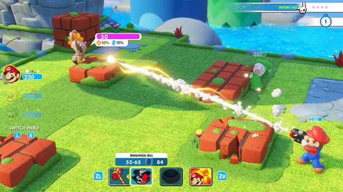 Mario rabbids kingdom battle nintnedo switch ubisoft leaked art