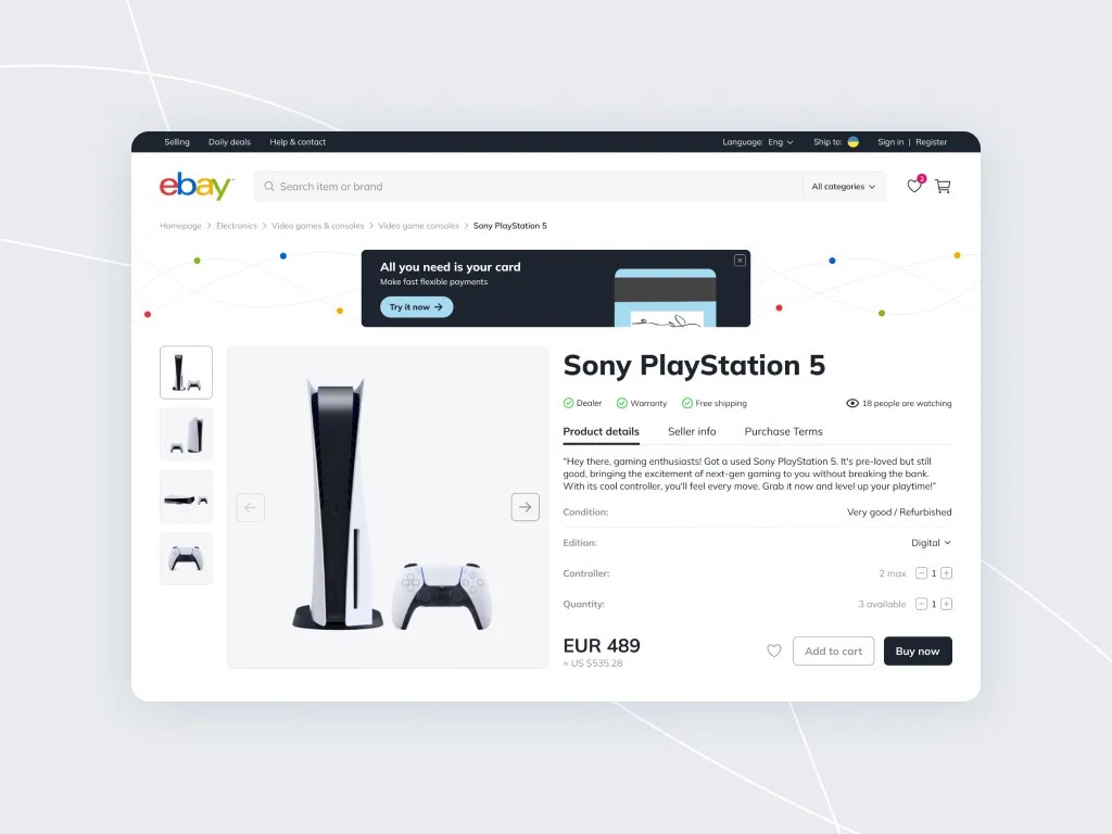 Ebay rolls out revamped search pages