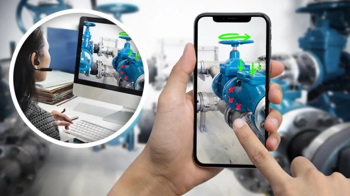 Remote assistance augmented reality ar