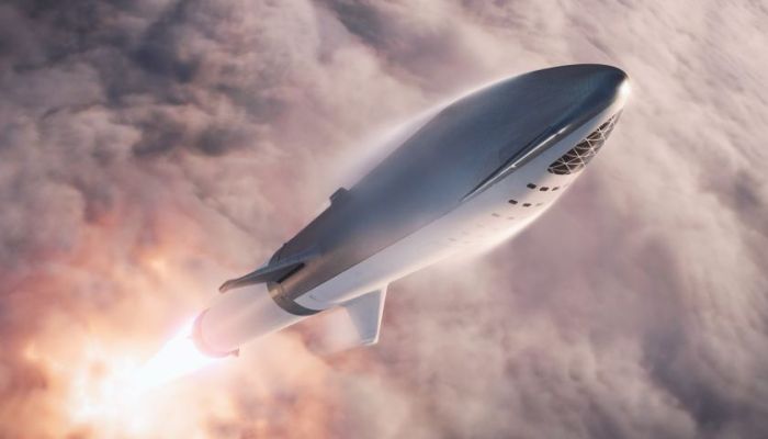 Spacex moon trip passenger announcement bfr