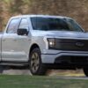Ford f 150 lightning electric pickup truck first look photos