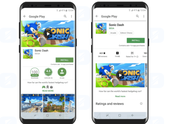 New play store design rolling out users now