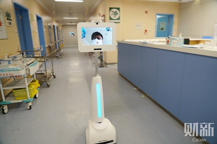 Boston dynamics spot robot covid 19 coronavirus telemedicine