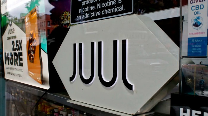 Juul suspends sale fruity flavor pods ecigarette