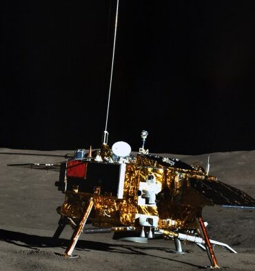 China national space administration change 4 lander moon landing footage