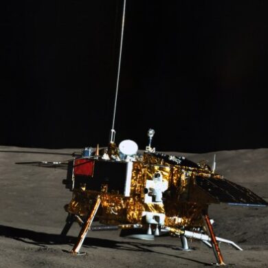 China national space administration change 4 lander moon landing footage