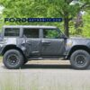 Ford bronco raptor prototype testing
