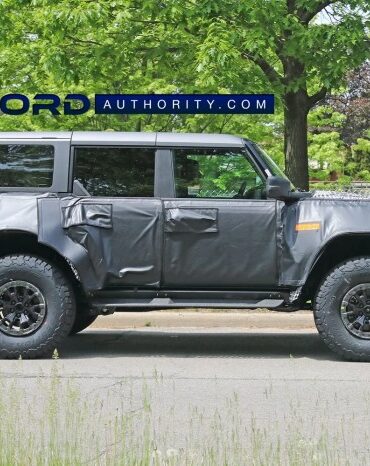 Ford bronco raptor prototype testing