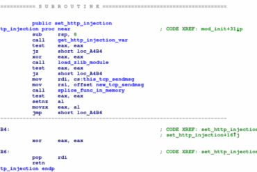 Http iframe injecting linux rootkit