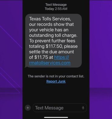Check your messages scam texts on the rise