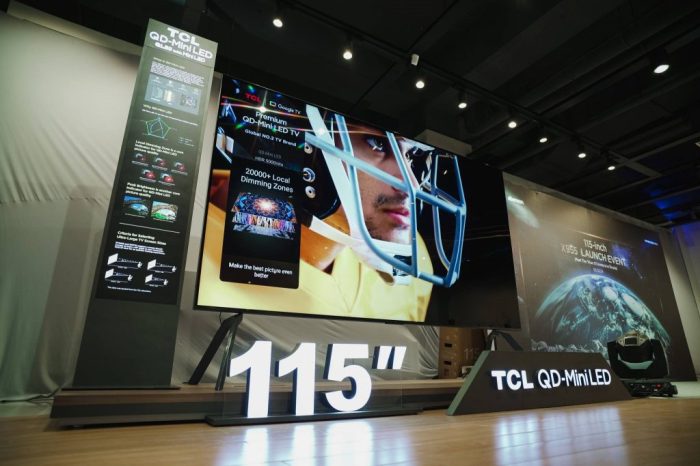 We unboxed tcls 115 inch tv and can confirm it is indeed large