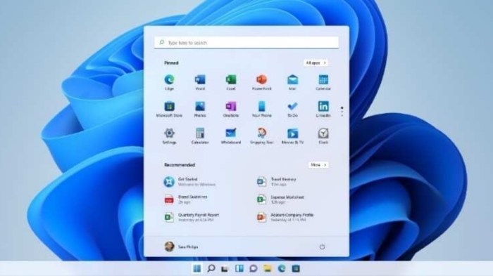 Microsoft windows 11 weather widget taskbar voice access features
