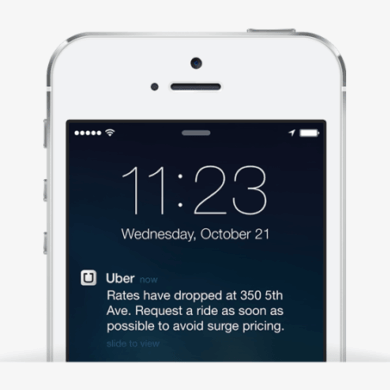 Theres a way to get your uber notifications without putting up with marketing as well
