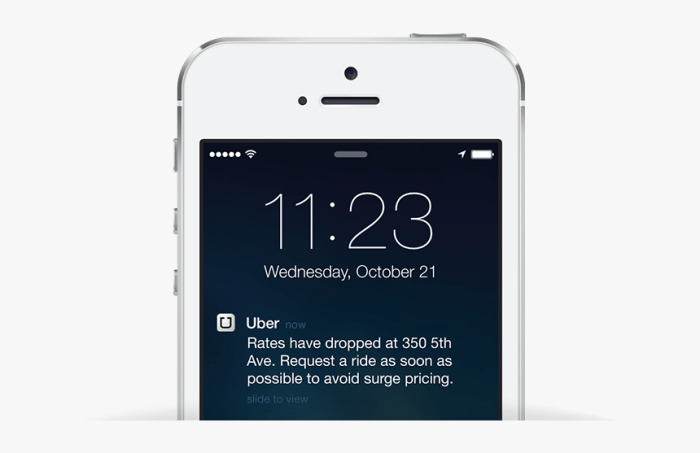 Theres a way to get your uber notifications without putting up with marketing as well