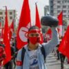 Myanmar military government internet shutdown blackout protest free speech