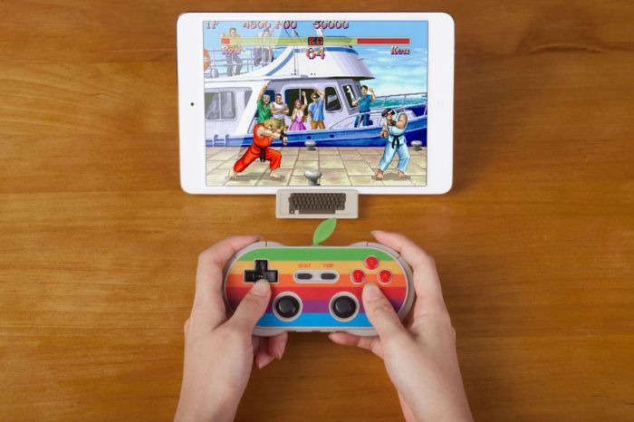8bitdo ap40 wireless controller retro apple kickstarter
