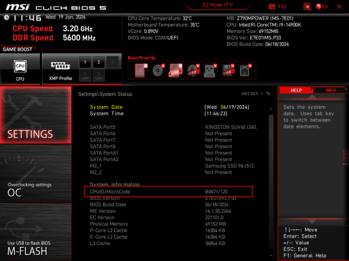 Intel raptor lake crash fix etvb not yet