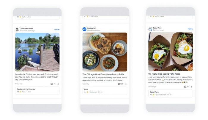 How get restaurant recommendations google maps