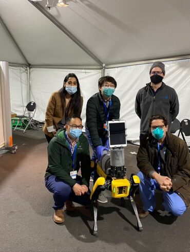 Boston dynamics spot robot covid 19 coronavirus telemedicine