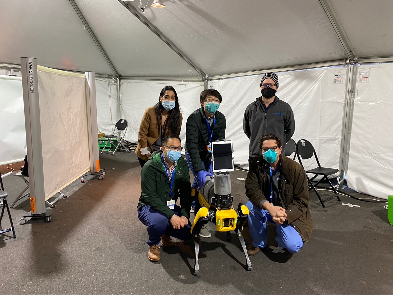 Dynamics boston Boston dynamics spot robot covid 19 coronavirus telemedicine