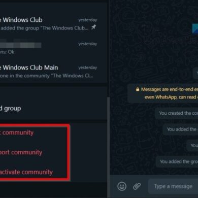How to use communities on whatsapp