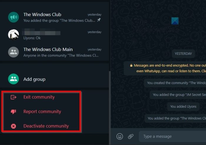 How to use communities on whatsapp