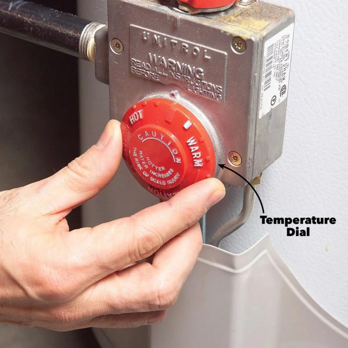 How to adjust temperature of your water heater