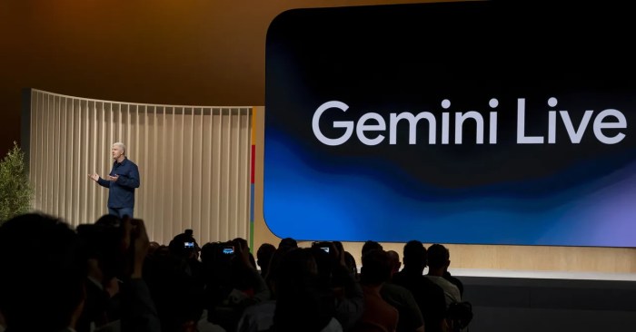 Google allows users to share images files youtube videos to gemini live
