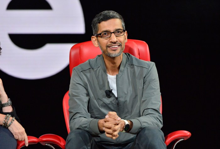 Google sundar pichai layoffs tgif employee morale